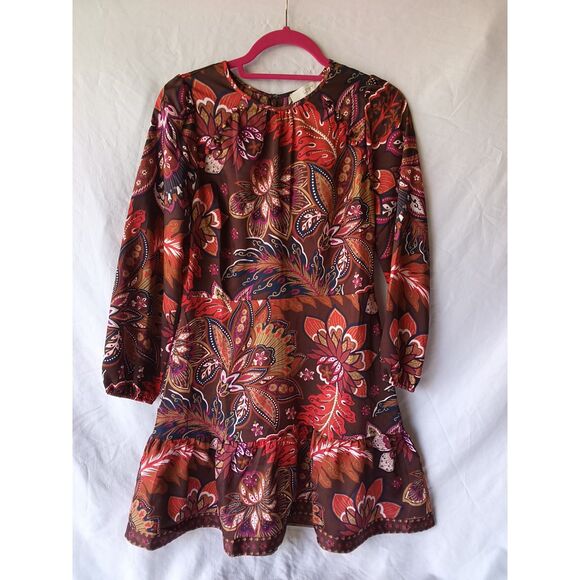 LOFT Dresses & Skirts - Loft New NWT Petite Dress Brown Paisley Size 6
